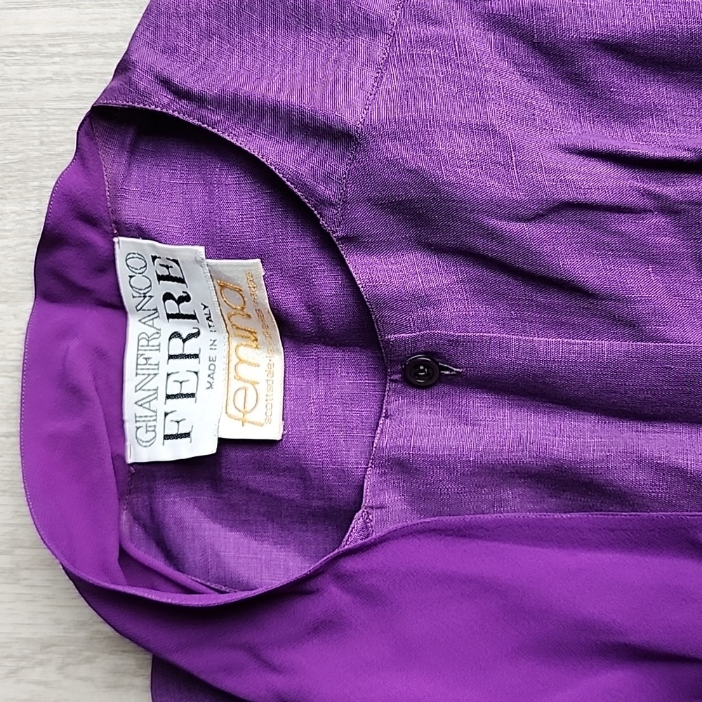 Gianfranco Ferre Linen Blouse